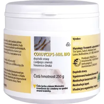 Přírodní produkt MRL Cordyceps BIO, 250 g