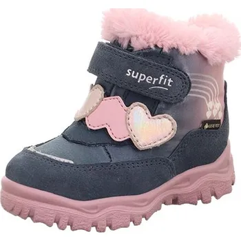 Dívčí obuv SUPERFIT dětská zimní obuv HUSKY+ s membránou blue/pink 1-006061-8000 Velikost: 23