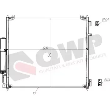 Výparník klimatizace QWP Kondenzátor klimatizace QWP WAC502