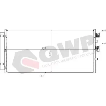 Výparník klimatizace QWP Kondenzátor klimatizace QWP WAC508