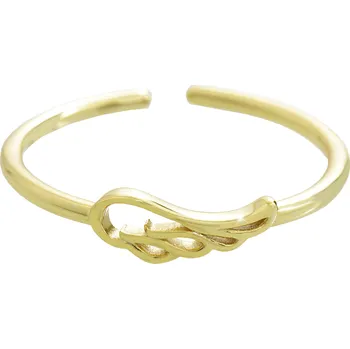 Prsten JSB bijoux s.r.o. Pozlacený stříbrný prsten mini křídlo kovové bez krystalů (Stříbro 925/1000)