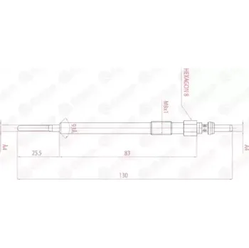 Zapalovací a žhavicí svíčka QWP Žhavicí svíčka QWP WGP186
