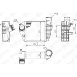 QWP Chladič vzduchu intercooler QWP WIC126