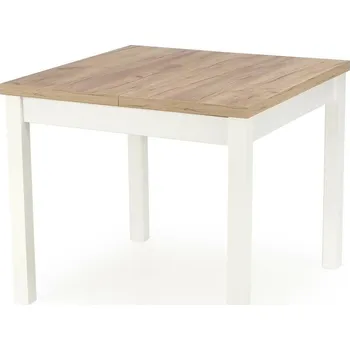 Jídelní stůl Rozkládací jídelní stůl Tiago 90-125x90 moderní dub přírodní bílý Intesi