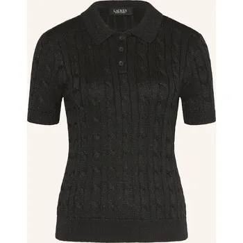 Dámská košile Lauren Ralph Lauren Dámské Pletené Polo Tričko S Třpytivou...