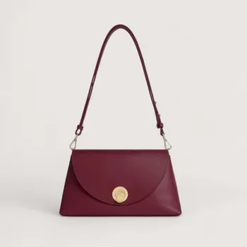 COCCINELLE NIKLA KOŽENÁ KABELKA RIBES/PRUNE AW25