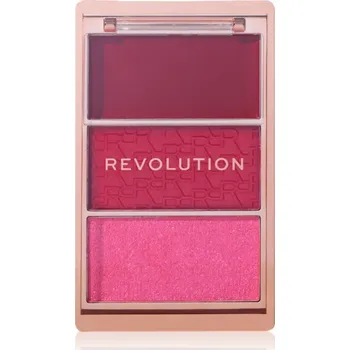 Tvářenka Makeup Revolution Blush Icon Palette paleta tvářenek odstín My Cherry Truth 9.8 g