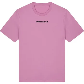 Pánské tričko ProteinaCo Tričko s logem Protein a Co - Pink Velikost: L