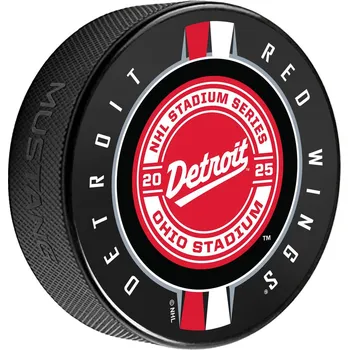 Puk Mustang Puk Detroit Red Wings NHL 2025 Stadium Series - Ribbon Puck