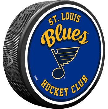 Puk Mustang Puk St. Louis Blues NHL Retro Script