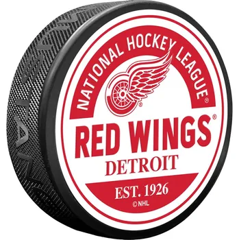 Puk Mustang Puk Detroit Red Wings NHL Block Textured Puck