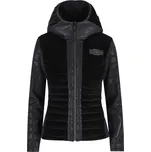 ONEMORE 451 - ECO-PADDED SOFTSHELL HOODY JACKET PRINTED WOMAN BLACK/ALFANERO/BLACK Velikost: M