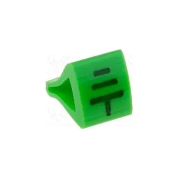 Kabelové značky pro kabely a vodiče Symbol štítku uzemnění