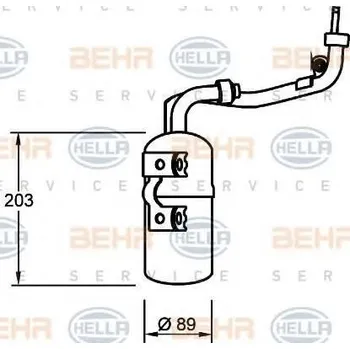 Sušič klimatizace BEHR HELLA SERVICE Vysoušeč klimatizace BHS 8FT 351 335-061