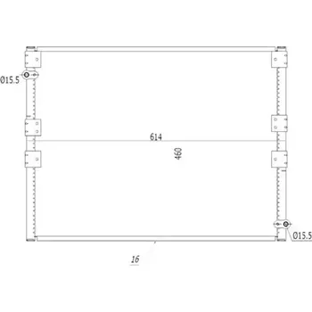 Výparník klimatizace QWP Kondenzátor klimatizace QWP WAC454