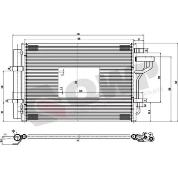 Výparník klimatizace QWP Kondenzátor klimatizace QWP WAC519