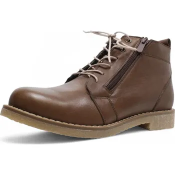 Dámská zimní obuv DÁMSKÉ KOTNÍKOVÉ BOTY WILD 145-24-4655 HNĚDÁ Barva: HNĚDÁ, Velikost: 39