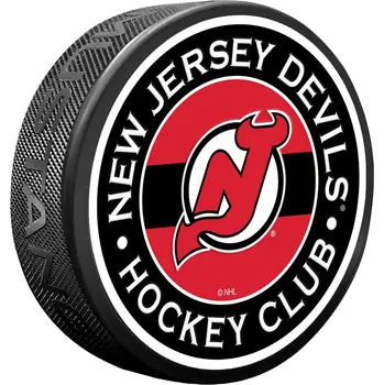 Puk Mustang Puk New Jersey Devils NHL Stripe Design