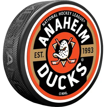 Puk Mustang Puk Anaheim Ducks NHL Gear Textured Puck