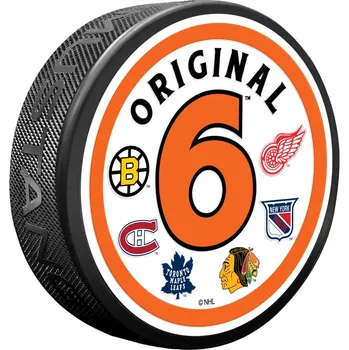 Puk Mustang Puk NHL ROUND Textured Hockey Puck - Original 6