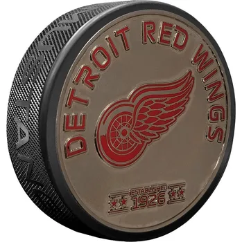 Puk Mustang Puk Detroit Red Wings NHL Established Silver Medallion