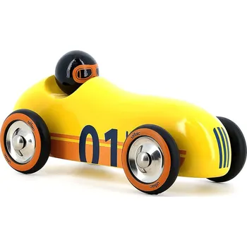 autíčko Vilac Dřevěné auto Old Sport Compet žluté