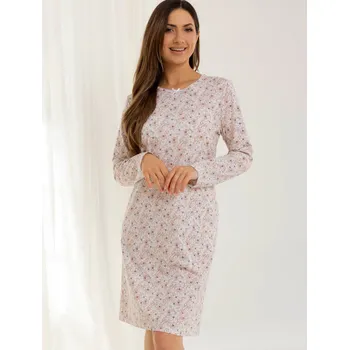 Dámské pyžamo DÁMSKÁ KOŠILE 164 J/25 béžová