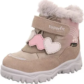 Dívčí obuv SUPERFIT dětská zimní obuv HUSKY+ s membránou beige/rosa 1-006061-4000 Velikost: 21