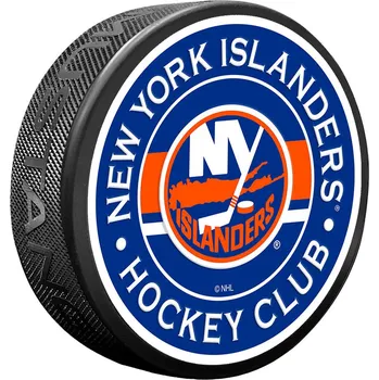 Puk Mustang Puk New York Islanders NHL Striped Textured Puck