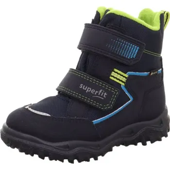 Chlapecké tenisky SUPERFIT dětská zimní obuv HUSKY s membránou blau/hellgrun 1-006082-8010 Velikost: 31