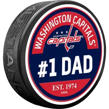 Puk Mustang Puk Washington Capitals NHL #1 Dad Textured Puck