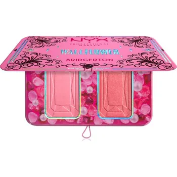 NYX Professional Makeup Bridgerton Royal Blush paleta tvářenek odstín 01 Wallflower 2x5 g