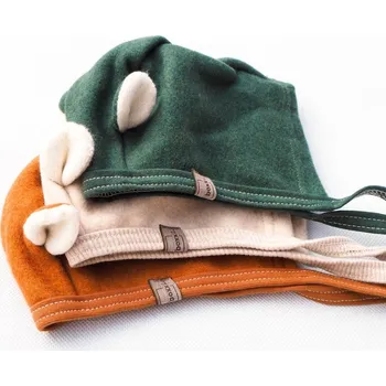 Čepice Čepice fleecová s medvědíma ušima (vel 0-5 let) Barva: Šedá, Obvod hlavy: 42-47 (3-12m)