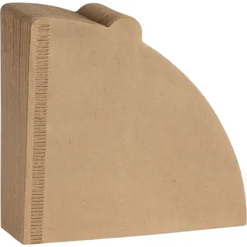 Příprava kávy Papírové kuželové filtry na překapávanou kávu 100 ks z přírodní dřevěné buničiny pro 1–3 šálky Kávové filtry bez zápachu a chemikálií hnědá