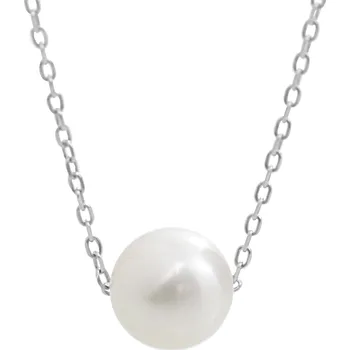 Módní doplněk JSB bijoux s.r.o. Stříbrný náhrdelník s říční perlou White (Stříbro 925/1000)