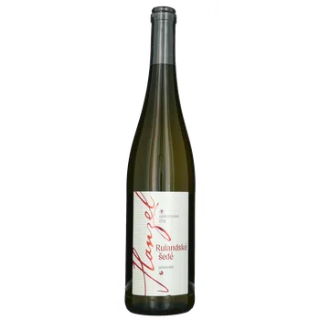 Víno Rulandské bílé Hanzel 2023 pozdní sběr 0,75l suché 7723
