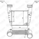 QWP Chladič vzduchu intercooler QWP WIC120