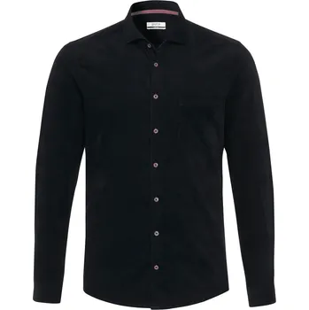 Pánská košile Košile Pure Casual Fit manšestrová - navy velikost: 39/40, délka rukávu: dlouhý rukáv