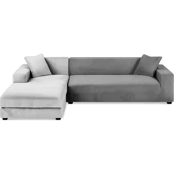 Napínací potah RUHHY Potah na pohovku 145-185cm tmavě šedý