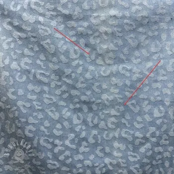 JEANS JACQUARD Animal skin light blue II.třída