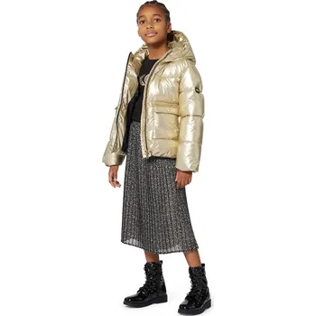 Chlapecká bunda Dětská bunda Michael Kors zlatá barva, R30462 R30462.114.150 10Y, vel. 126