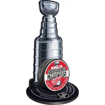 Puk Mustang Puk Detroit Red Wings NHL Stanley Cup Champions Puck Stand