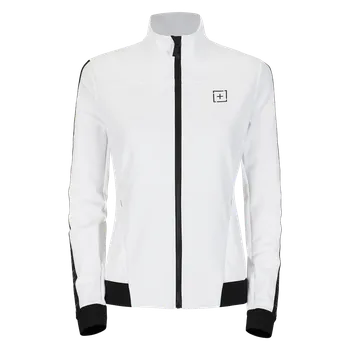Dámský svetr ONEMORE 1611- TECH SWEATER FULL ZIP WOMAN WHITE/BLACK/BLACK Velikost: L