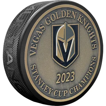 Puk Mustang Puk Vegas Golden Knights NHL Gold Medallion