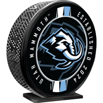 Puk Mustang Puk Utah Mammoth NHL 8" MEGA Puck Ribbon