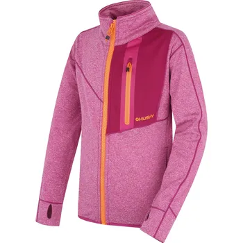 Pánská mikina Husky Dětská mikina na zip Ane K 122-128, magenta