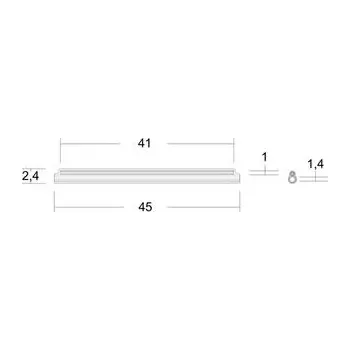 kabelová chránička Trubičková Ochrana Optického sváru 45mm průhledná 100ks