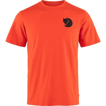 Pánské tričko tričko pánské FJÄLLRÄVEN Walk With Nature T-shirt M, Flame Orange - S