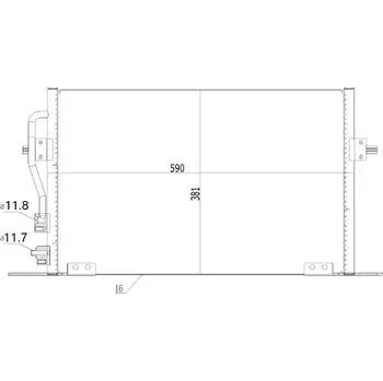 Výparník klimatizace QWP Kondenzátor klimatizace QWP WAC176