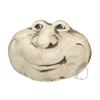 Zahradní dekorace Dekorace do zahrady usměvavý kámen malý z povětrnostně odolné keramiky